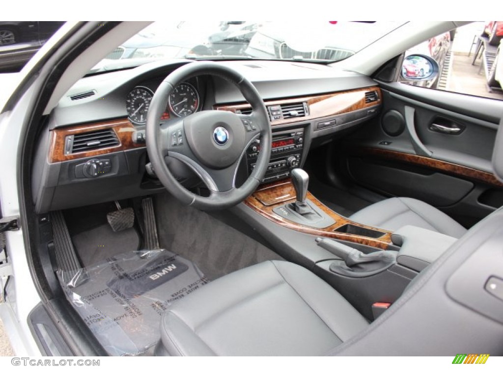 2007 3 Series 328xi Coupe - Titanium Silver Metallic / Black photo #10