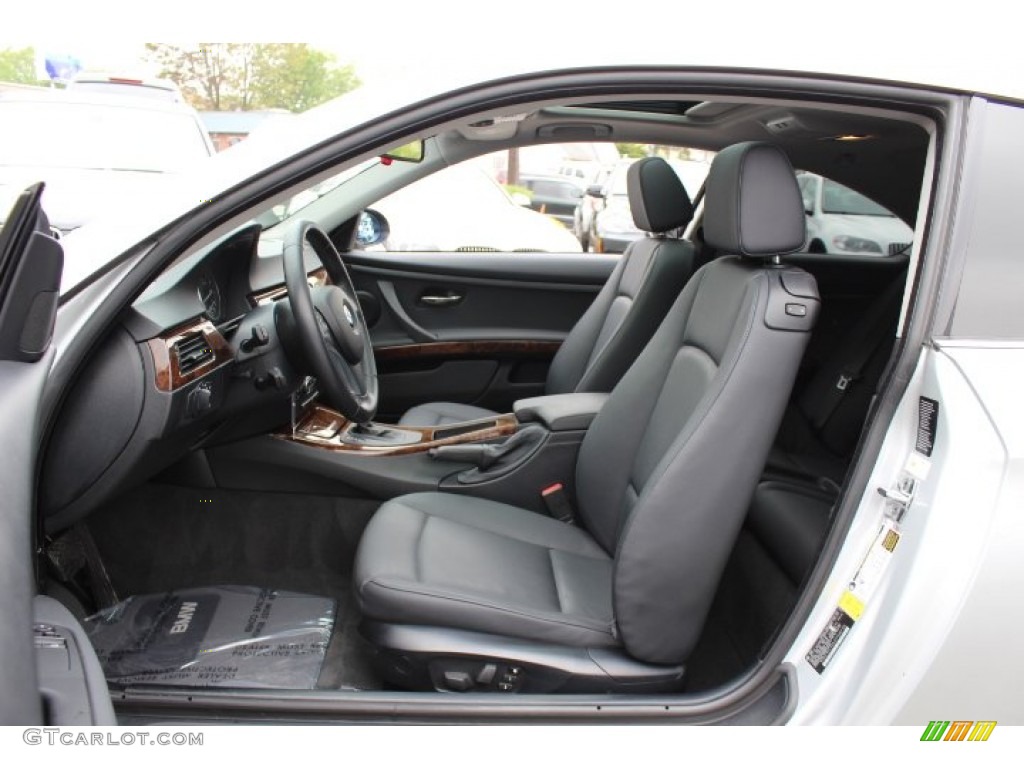 2007 3 Series 328xi Coupe - Titanium Silver Metallic / Black photo #11