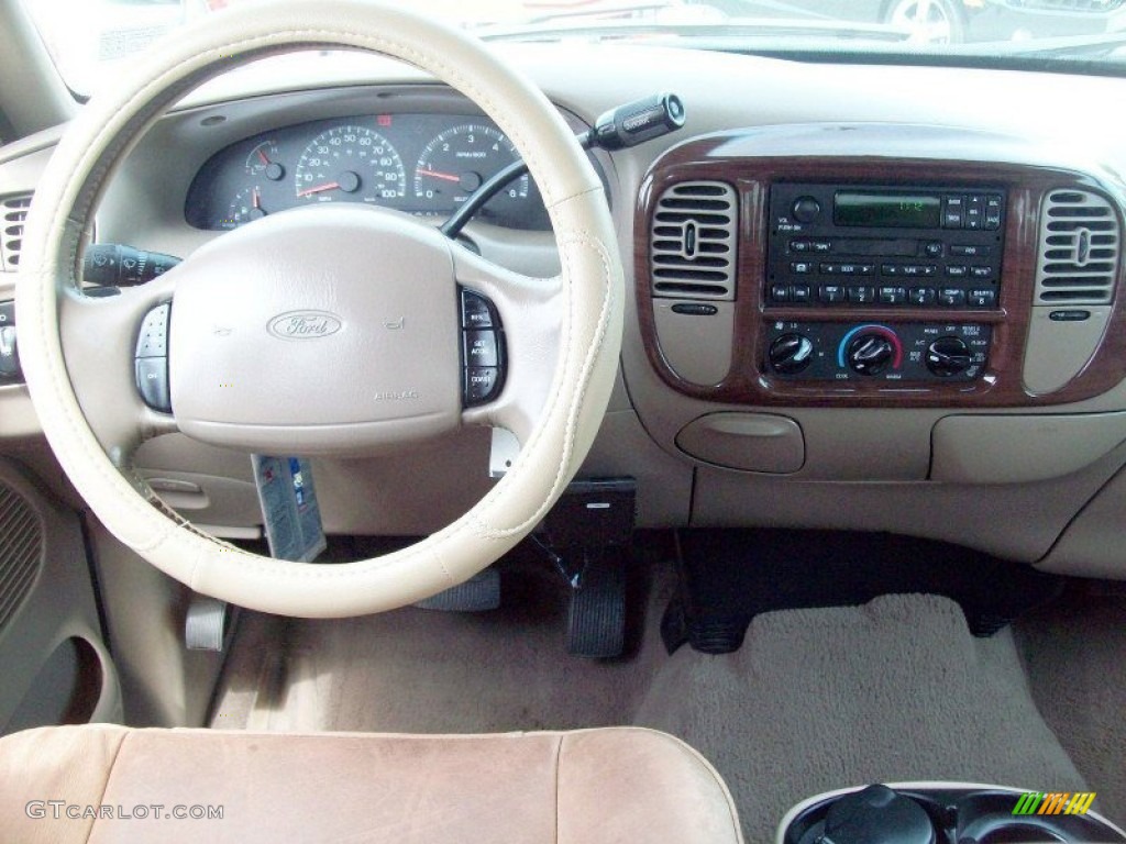 2001 F150 King Ranch SuperCrew - Charcoal Blue Metallic / Castano Brown Leather photo #8