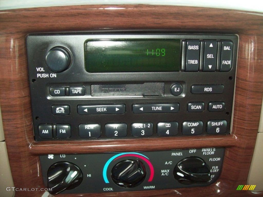 2001 F150 King Ranch SuperCrew - Charcoal Blue Metallic / Castano Brown Leather photo #9