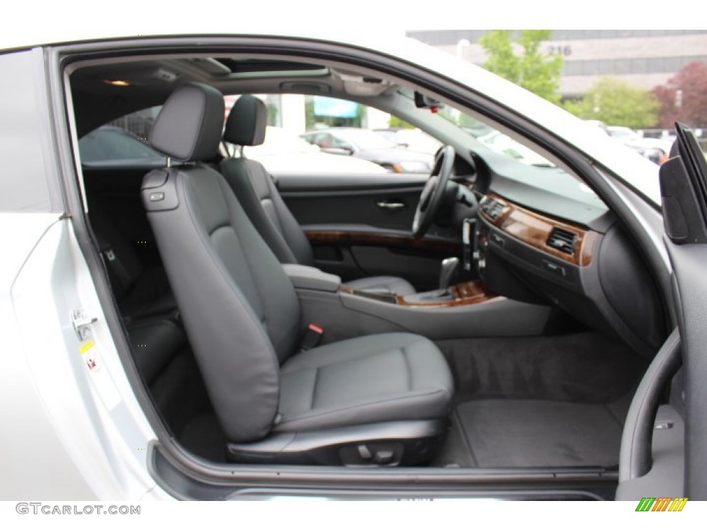 2007 3 Series 328xi Coupe - Titanium Silver Metallic / Black photo #26