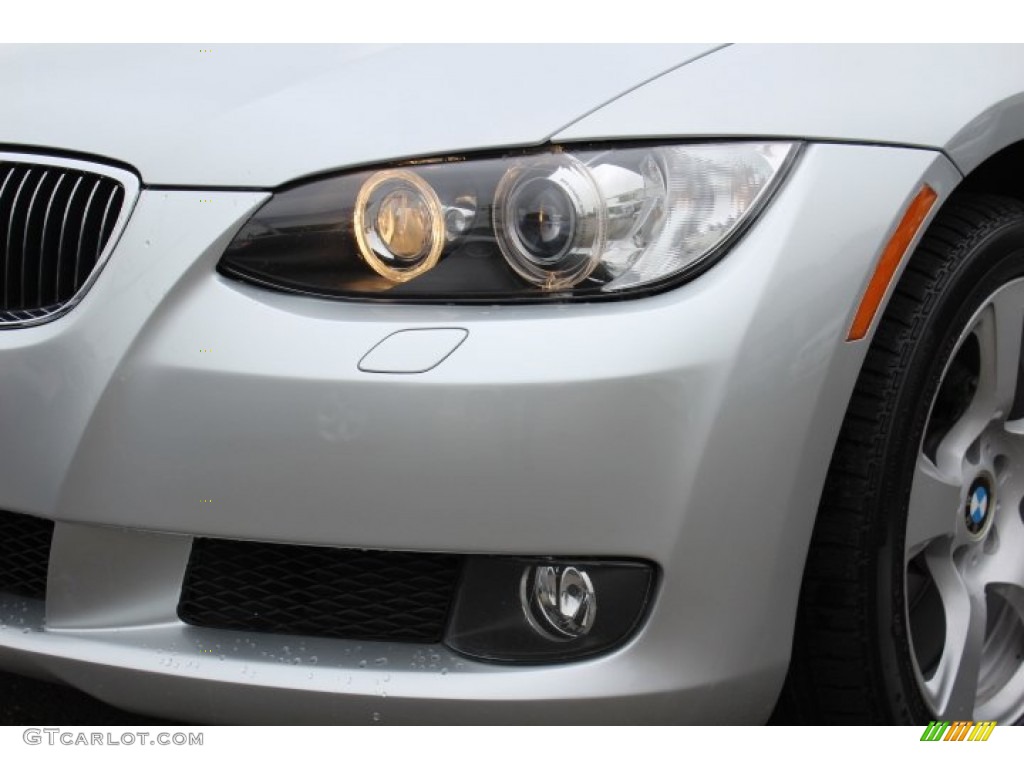 2007 3 Series 328xi Coupe - Titanium Silver Metallic / Black photo #29