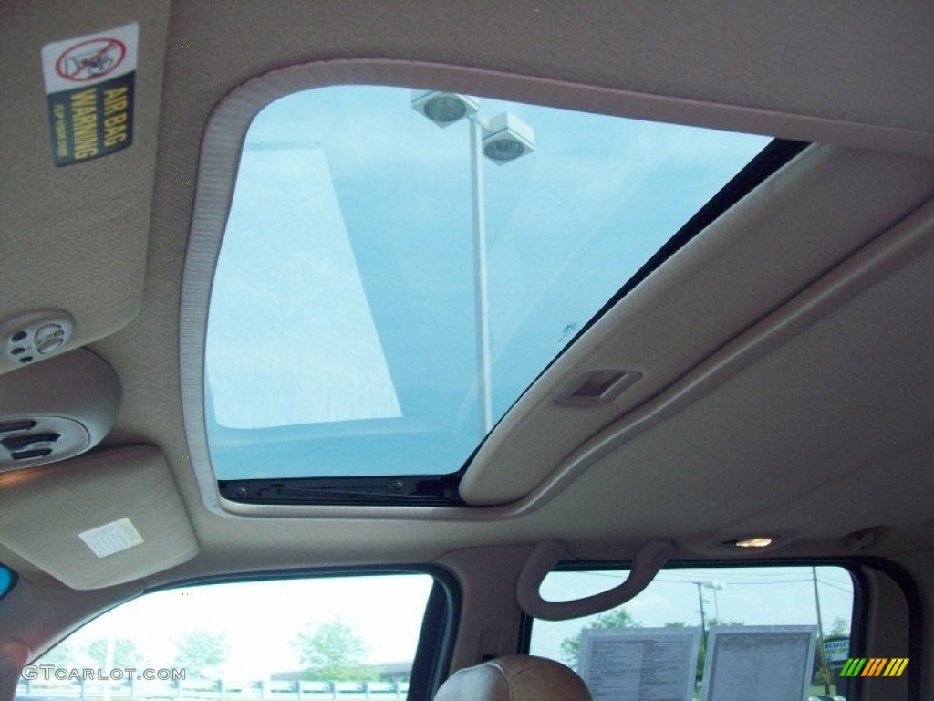 2001 F150 King Ranch SuperCrew - Charcoal Blue Metallic / Castano Brown Leather photo #28