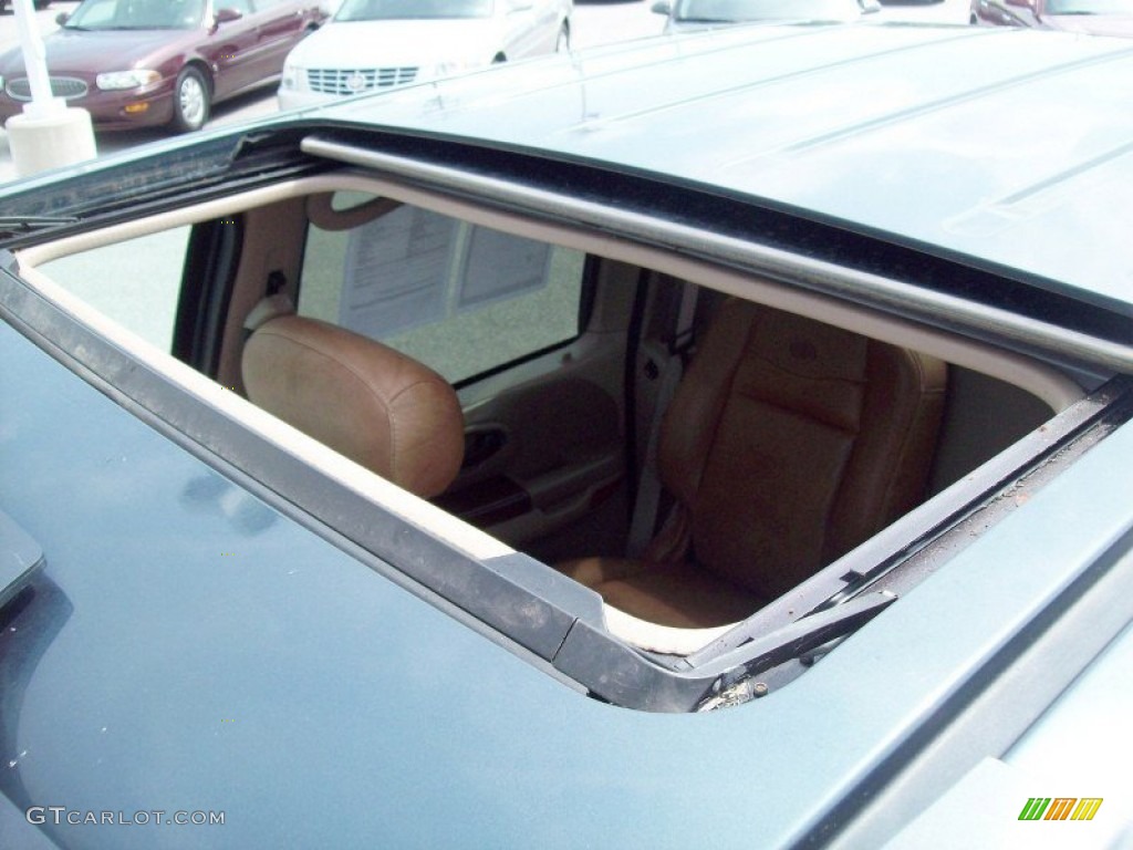 2001 F150 King Ranch SuperCrew - Charcoal Blue Metallic / Castano Brown Leather photo #29