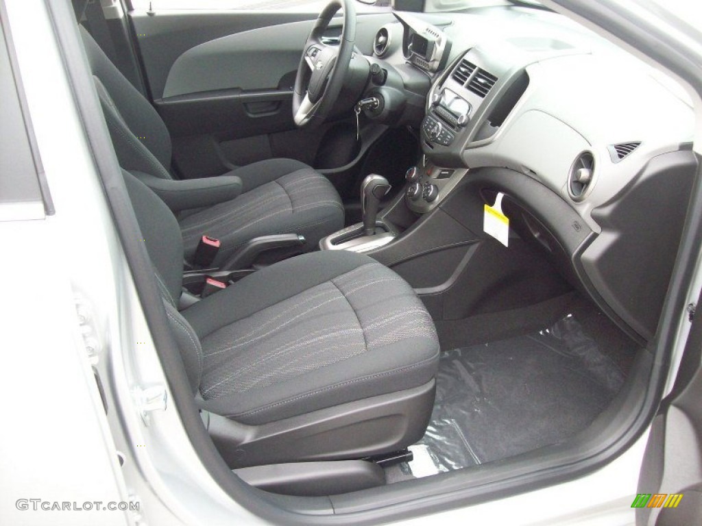 2012 Sonic LT Hatch - Silver Ice Metallic / Jet Black/Dark Titanium photo #6