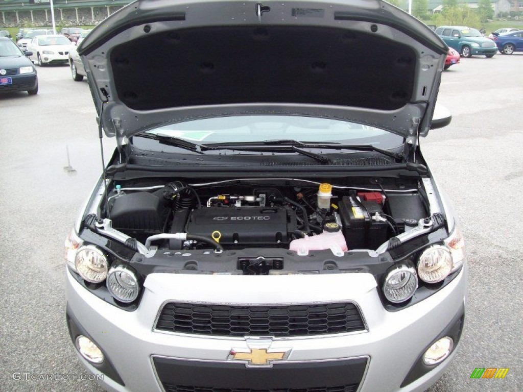 2012 Sonic LT Hatch - Silver Ice Metallic / Jet Black/Dark Titanium photo #16