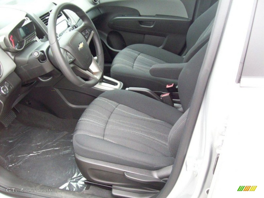 2012 Sonic LT Hatch - Silver Ice Metallic / Jet Black/Dark Titanium photo #18