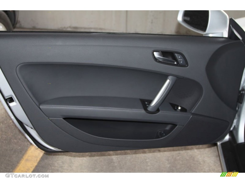 2012 Audi TT 2.0T quattro Roadster Black Door Panel Photo #64700499