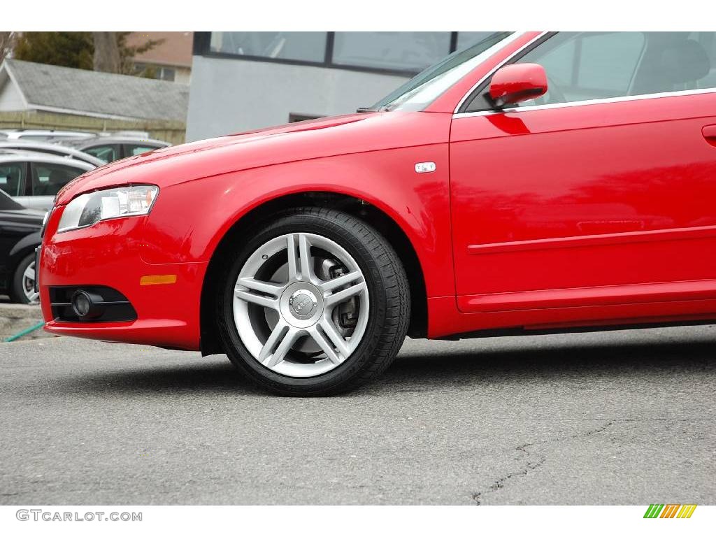 2008 A4 2.0T quattro Sedan - Brilliant Red / Black photo #3