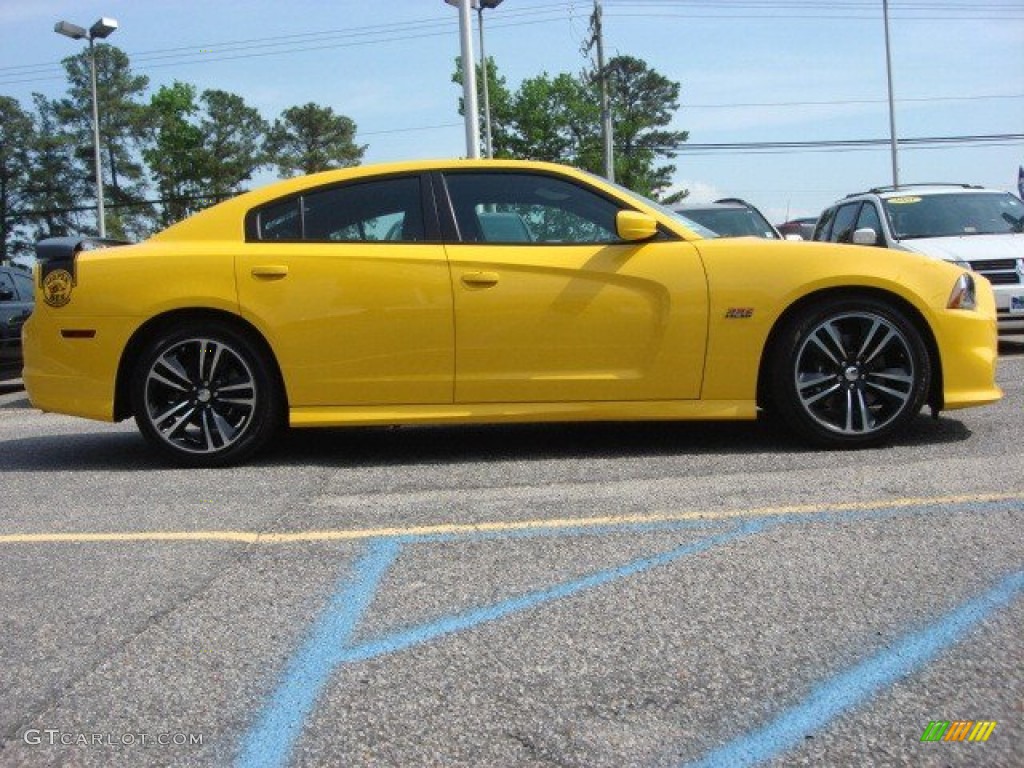 Stinger Yellow 2012 Dodge Charger SRT8 Super Bee Exterior Photo #64701108