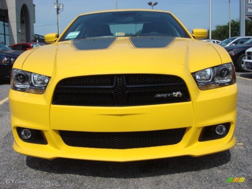 Stinger Yellow 2012 Dodge Charger SRT8 Super Bee Exterior Photo #64701123