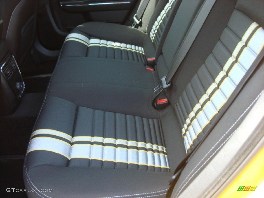 Black/Super Bee Stripes Interior 2012 Dodge Charger SRT8 Super Bee Photo #64701144