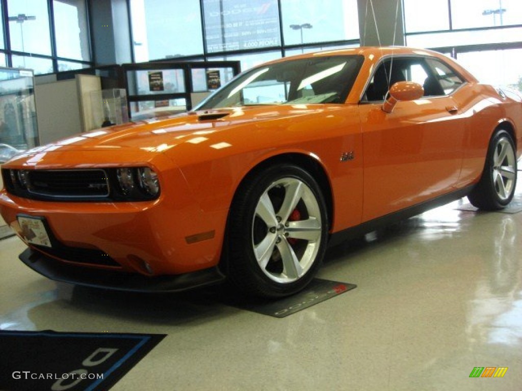 2012 Challenger SRT8 392 - Header Orange / Dark Slate Gray photo #1