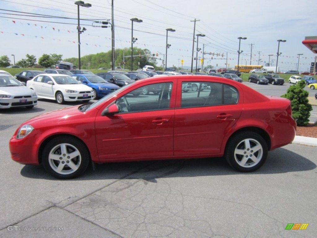 2010 Cobalt LT Sedan - Victory Red / Gray photo #2