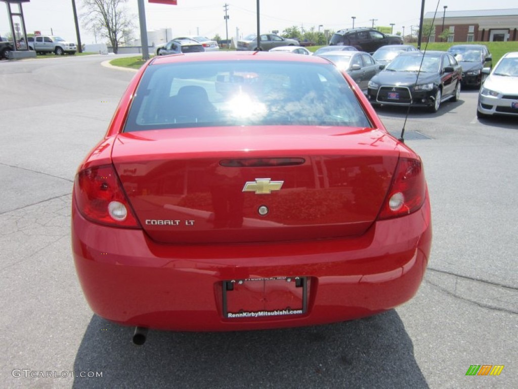 2010 Cobalt LT Sedan - Victory Red / Gray photo #4