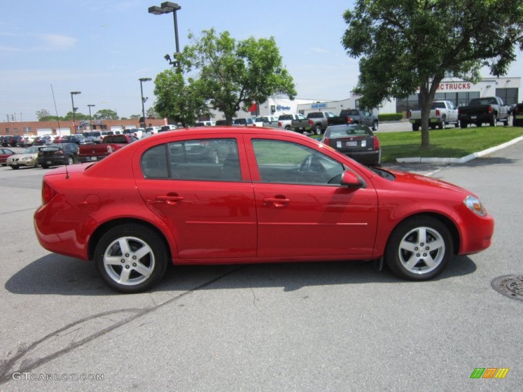 2010 Cobalt LT Sedan - Victory Red / Gray photo #6