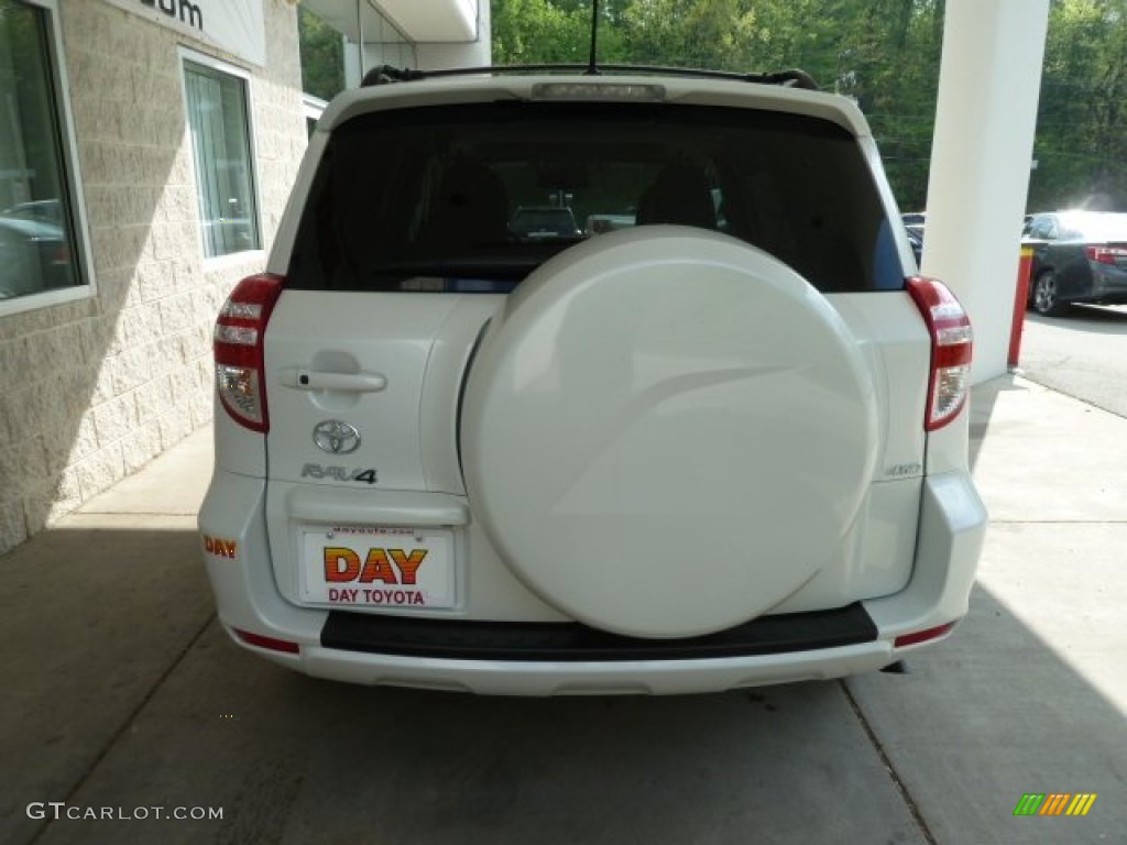 2012 RAV4 Limited 4WD - Blizzard White Pearl / Ash photo #3