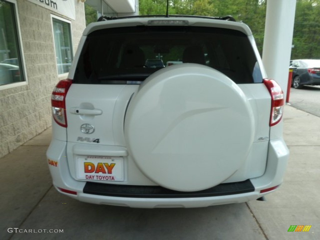 2012 RAV4 V6 Limited 4WD - Blizzard White Pearl / Sand Beige photo #3