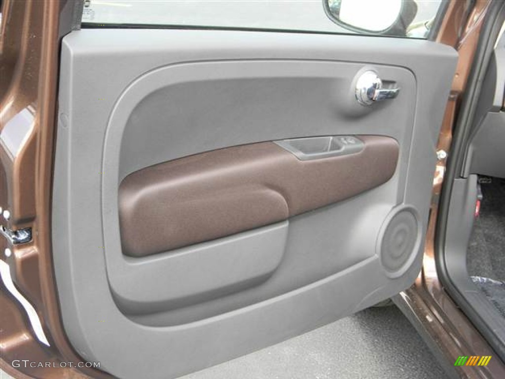 2012 500 c cabrio Pop - Espresso (Brown) / Tessuto Marrone/Avorio (Brown/Ivory) photo #8