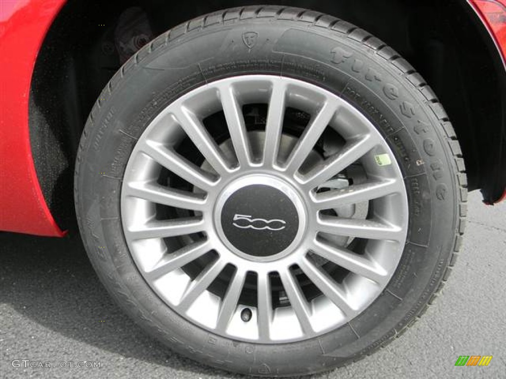 2012 Fiat 500 Lounge Wheel Photo #64704973