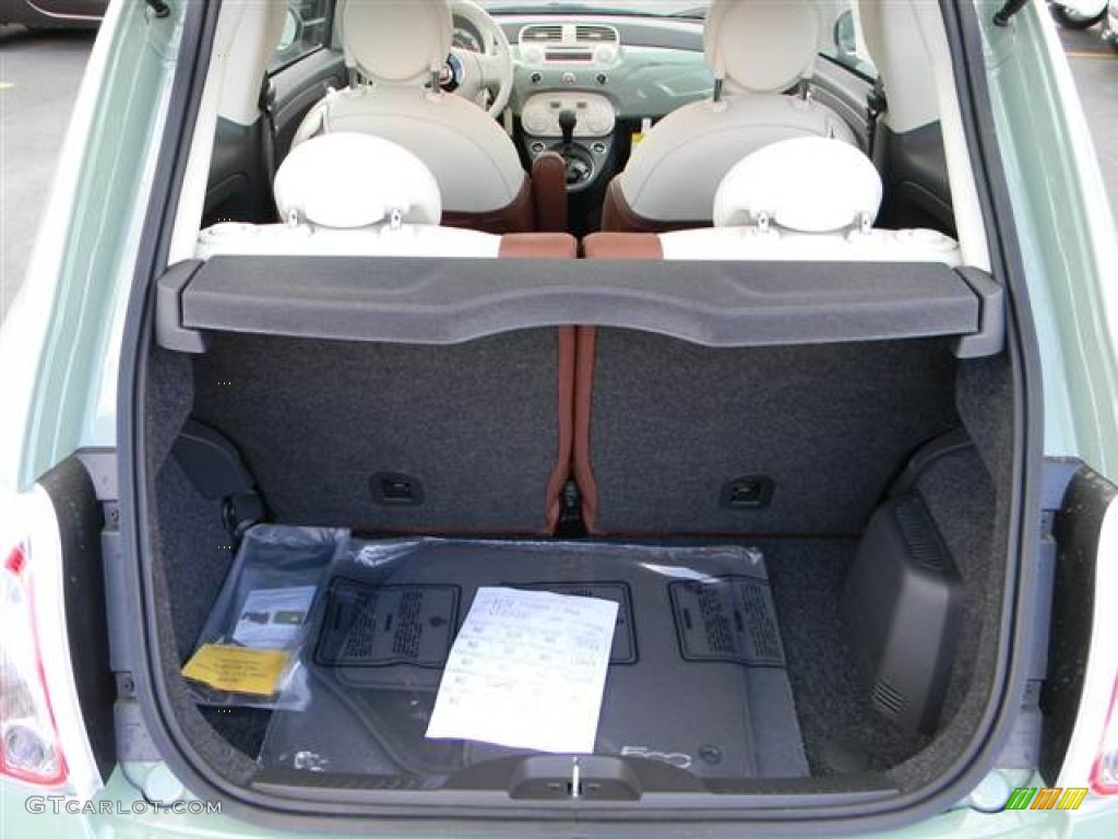 2012 Fiat 500 Lounge Trunk Photo #64705143