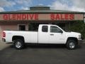 2007 Summit White Chevrolet Silverado 2500HD Work Truck Extended Cab 4x4  photo #3