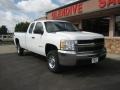 2007 Summit White Chevrolet Silverado 2500HD Work Truck Extended Cab 4x4  photo #4