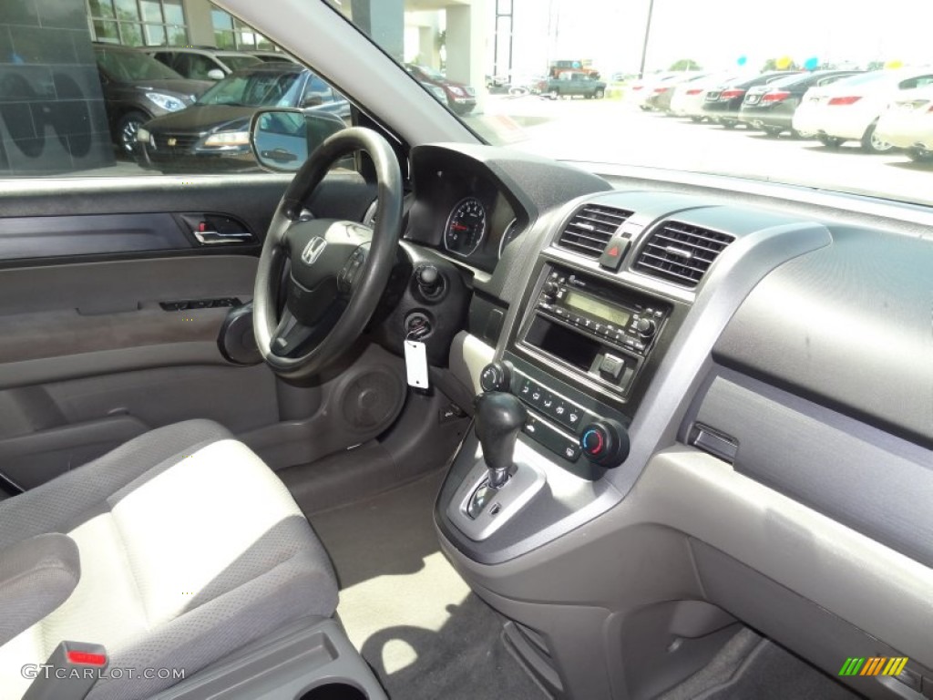2009 CR-V LX - Taffeta White / Gray photo #6