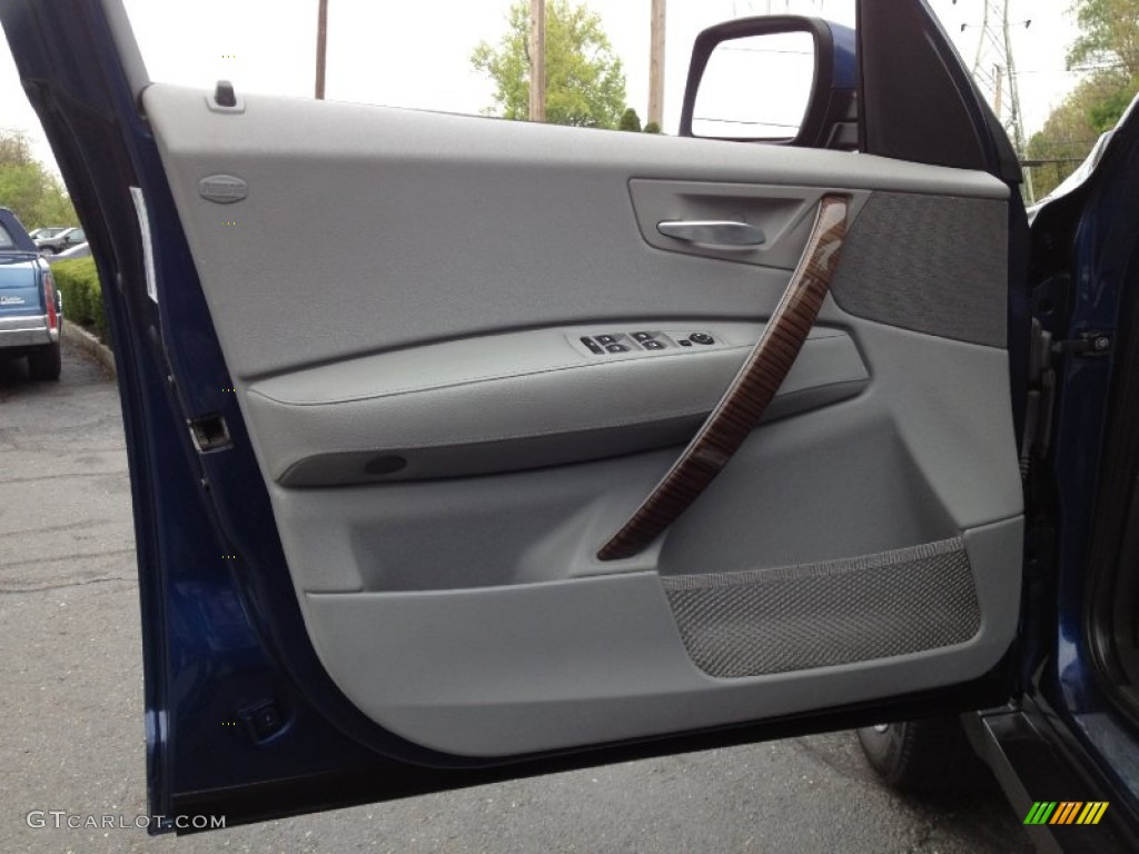 2005 X3 3.0i - Mystic Blue Metallic / Grey photo #11