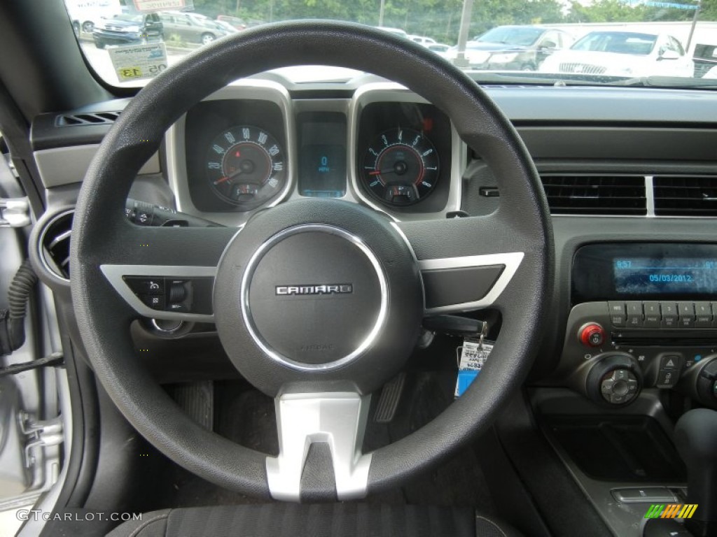 2011 Chevrolet Camaro LS Coupe Black Steering Wheel Photo #64708929