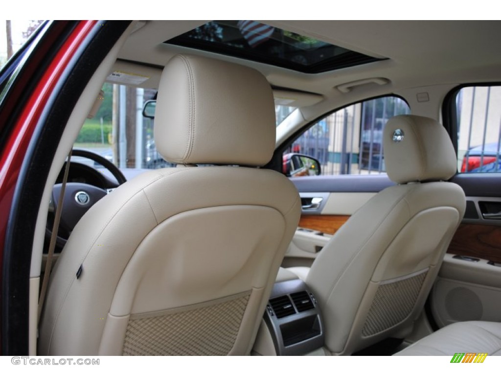 2010 XF Sport Sedan - Claret Red Metallic / Barley photo #19