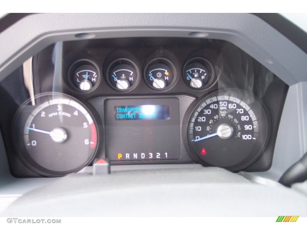 2012 Ford F450 Super Duty XL Regular Cab Chassis Gauges Photo #64709817