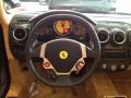 2005 Ferrari F430 Beige Interior Steering Wheel Photo