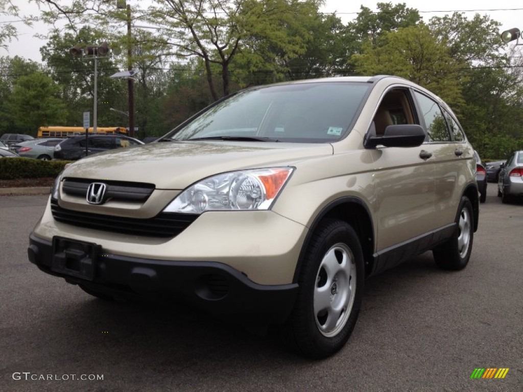 2008 CR-V LX 4WD - Borrego Beige Metallic / Ivory photo #5