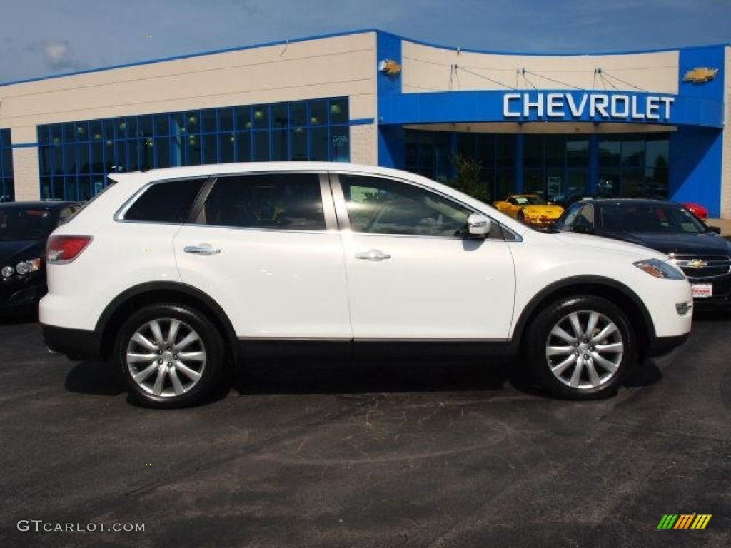 2008 CX-9 Grand Touring - Crystal White Pearl Mica / Sand photo #1