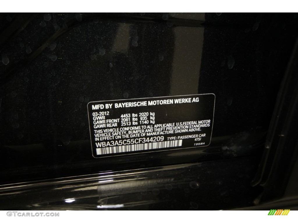 2012 3 Series 328i Sedan - Black Sapphire Metallic / Black photo #26