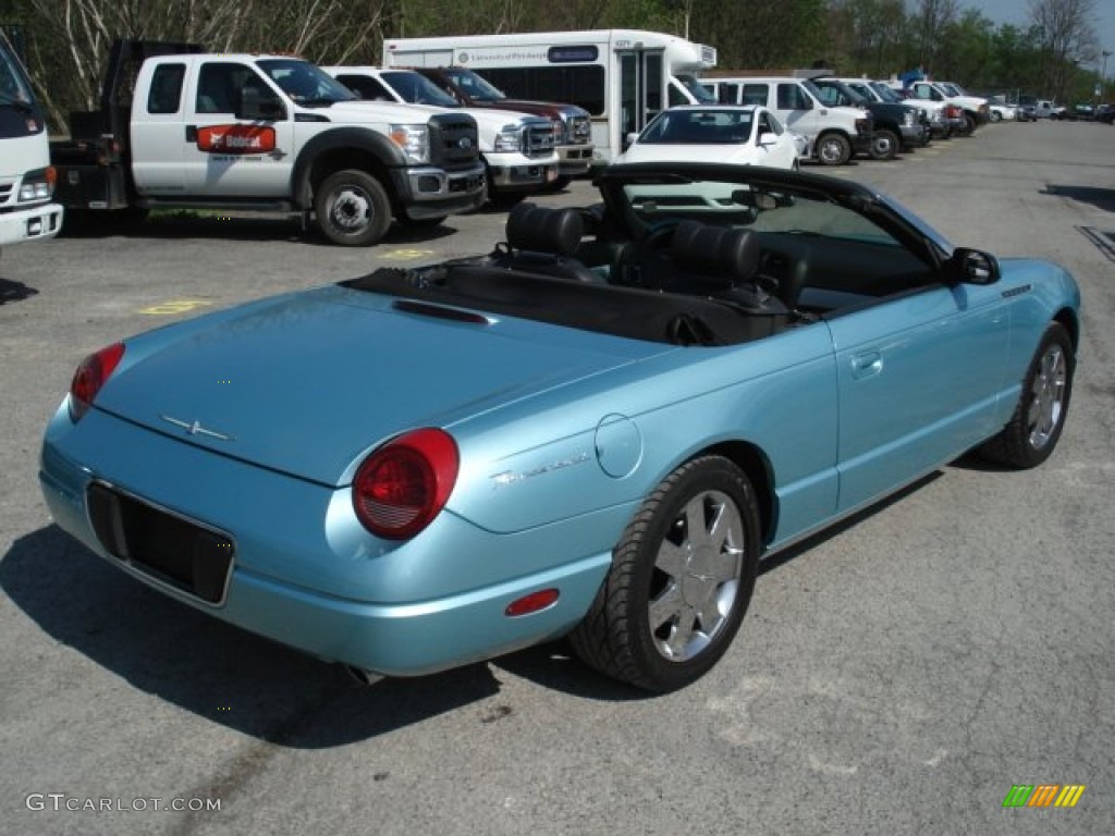 Thunderbird Blue 2002 Ford Thunderbird Premium Roadster Exterior Photo #64712370