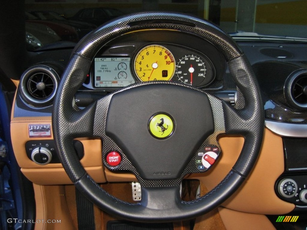 2009 Ferrari 599 GTB Fiorano Standard 599 GTB Fiorano Model Beige Steering Wheel Photo #64713600