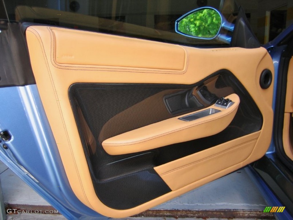 2009 Ferrari 599 GTB Fiorano Standard 599 GTB Fiorano Model Beige Door Panel Photo #64713753