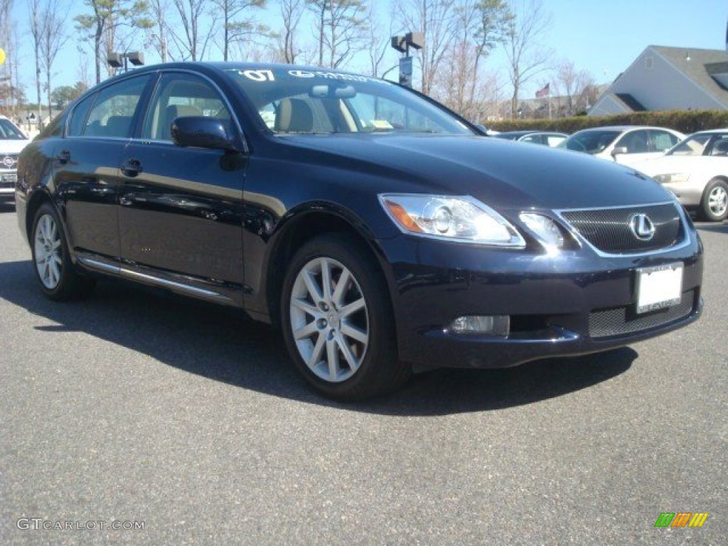 2007 GS 350 AWD - Black Sapphire Pearl / Cashmere photo #1