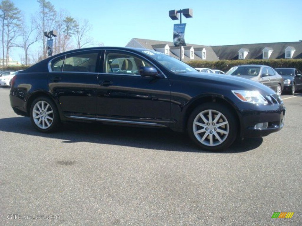 2007 GS 350 AWD - Black Sapphire Pearl / Cashmere photo #2