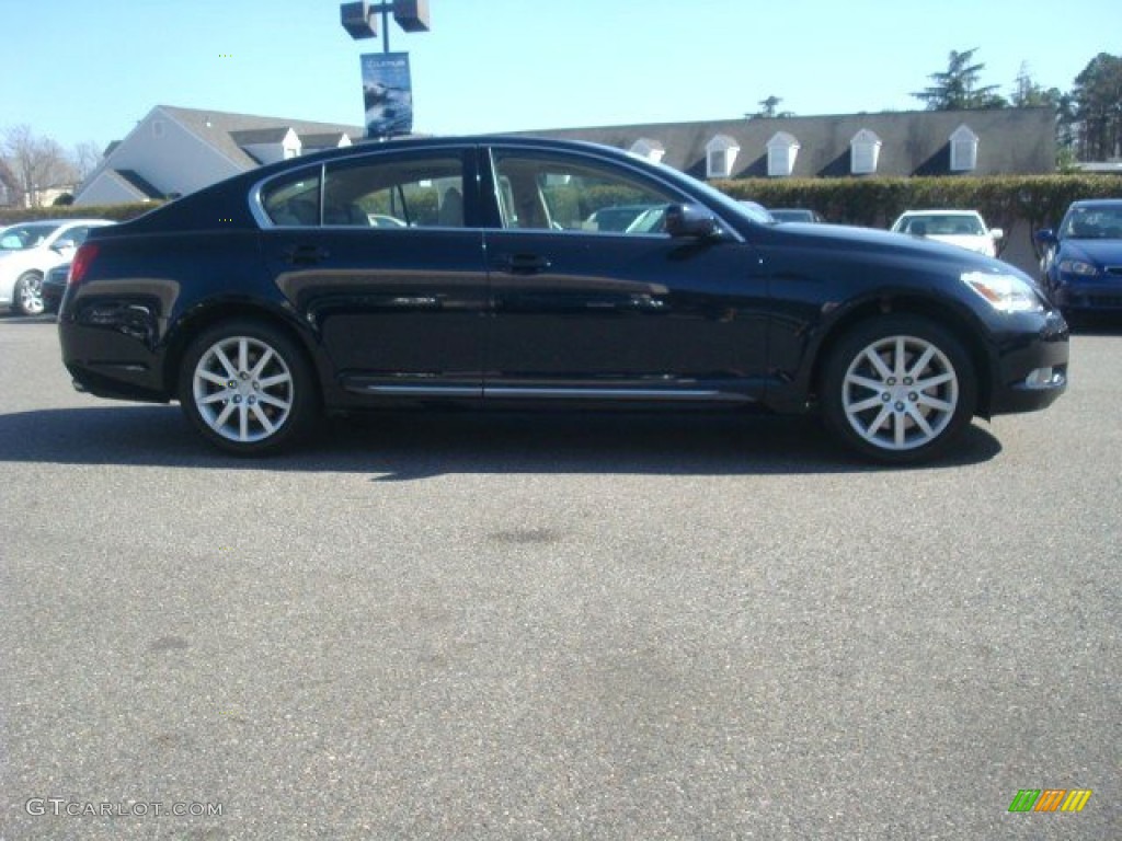 2007 GS 350 AWD - Black Sapphire Pearl / Cashmere photo #3