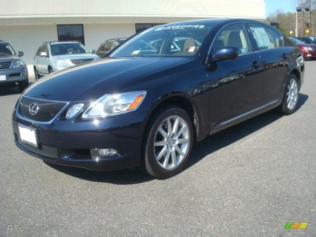 2007 GS 350 AWD - Black Sapphire Pearl / Cashmere photo #6