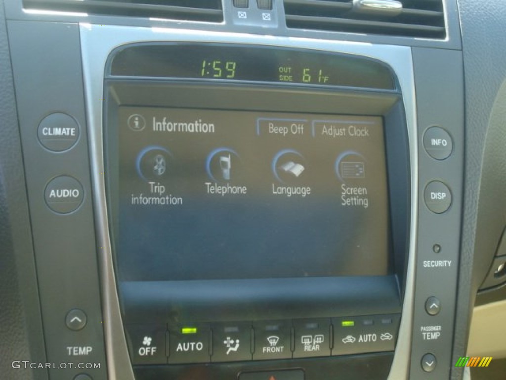 2007 GS 350 AWD - Black Sapphire Pearl / Cashmere photo #12