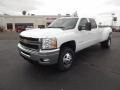 Summit White - Silverado 3500HD LTZ Crew Cab 4x4 Dually Photo No. 1