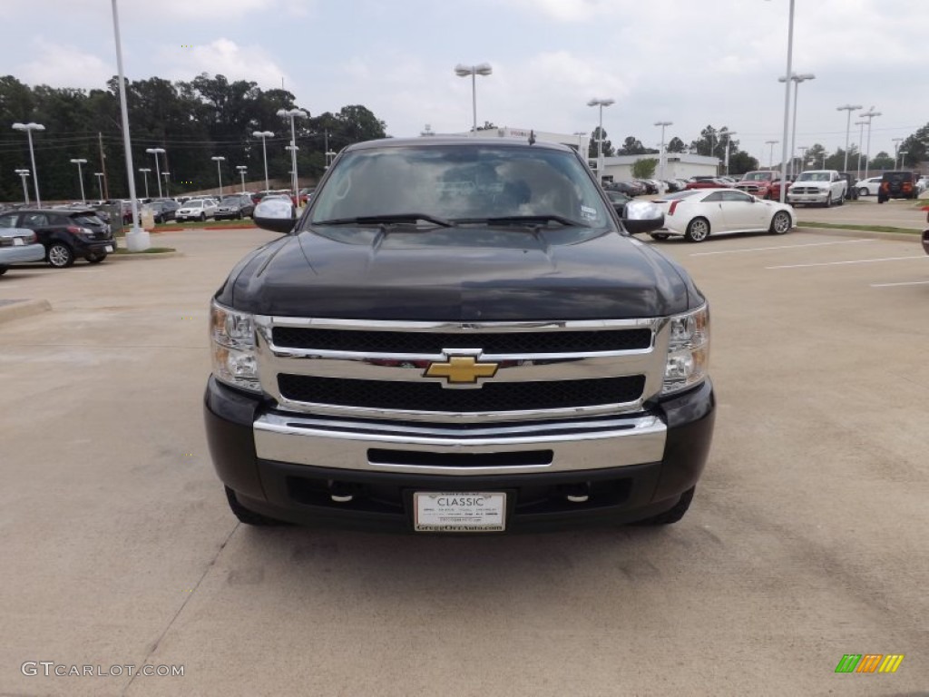 2010 Silverado 1500 LT Extended Cab 4x4 - Black Granite Metallic / Ebony photo #8