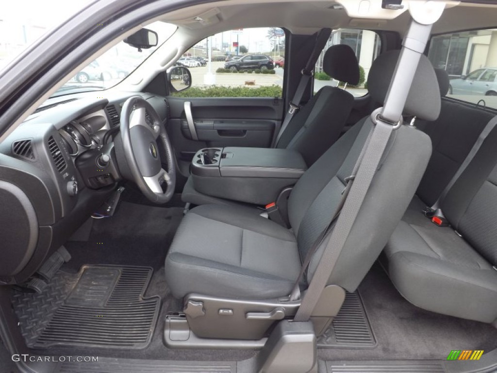 2010 Silverado 1500 LT Extended Cab 4x4 - Black Granite Metallic / Ebony photo #13