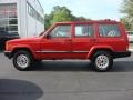 1999 Flame Red Jeep Cherokee Sport 4x4  photo #6