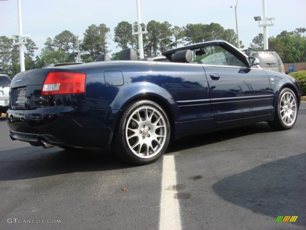 2006 S4 4.2 quattro Cabriolet - Moro Blue Pearl Effect / Black photo #3
