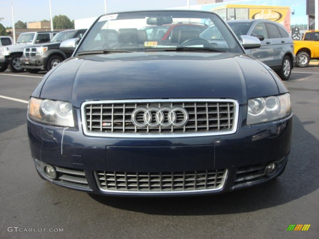 2006 S4 4.2 quattro Cabriolet - Moro Blue Pearl Effect / Black photo #7